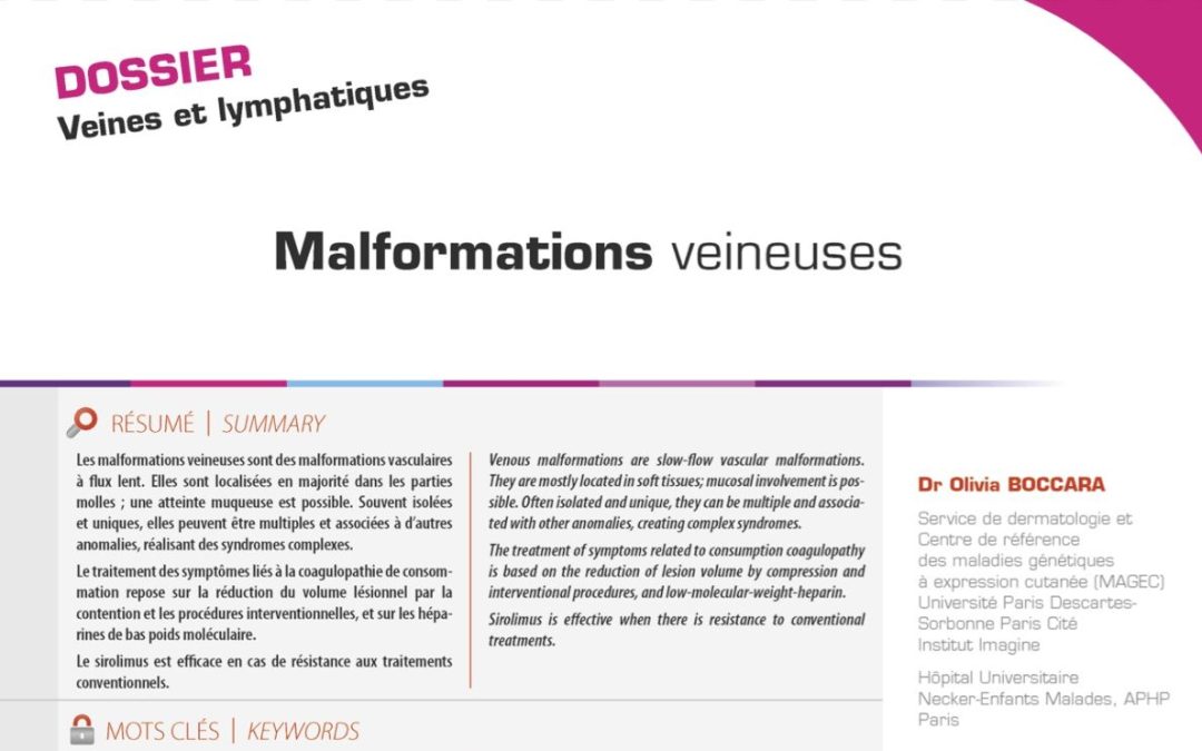 Les Malformations veineuses