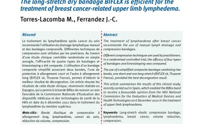 Efficacité du bandage composite simplifié dans le lymphœdème